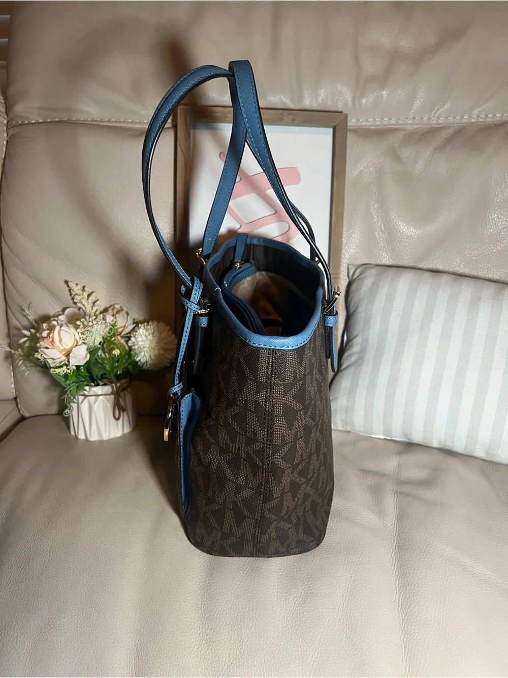 Vintage Michael Kors Jet Set Medium Snap Front Tote